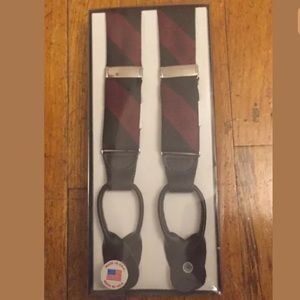 New South Carolina Gamecocks Leather Suspenders
